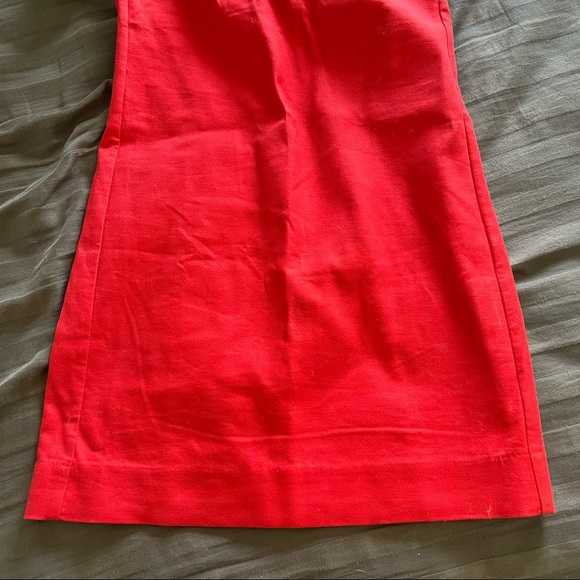 Anthropologie NWT Maeve Alexia anthropologie Red Bow Cut Out Back Dress 4 S - Picture 4 of 7